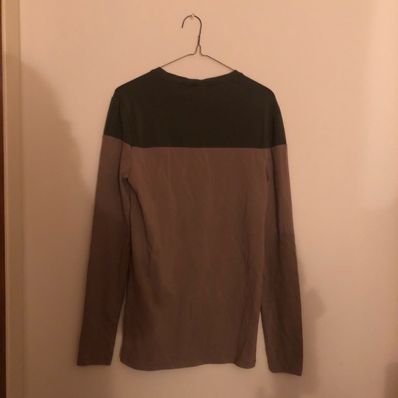 ASOS Men’s Green Colorblock Top - Picture 2 of 3